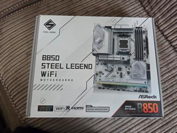 Zgan. ASRock B850 Steel Legend WiFi Moederbord beschikbaar voor biedingen
