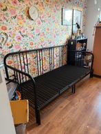 Ikea fyresdal 80x200 uitschuifbare bedbank, Huis en Inrichting, Ophalen, Eenpersoons, Zwart, Zo goed als nieuw