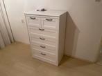 Witte commode met lades, Ophalen, Overige materialen, 50 tot 100 cm, Zo goed als nieuw
