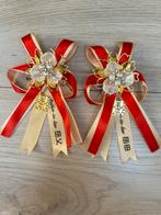 Chinese bruiloft broches/corsages: set schoonouders, Ophalen of Verzenden, Nieuw, Rood, Accessoires