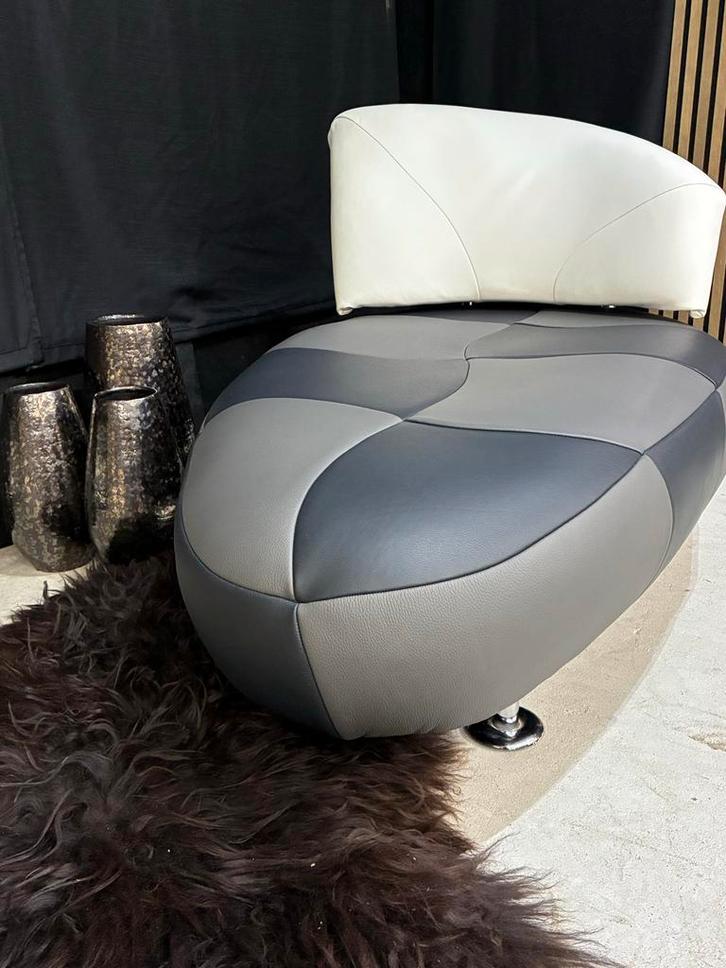 Leolux Kikko- Zo goed als nieuw!, Huis en Inrichting, Stoelen, Zo goed als nieuw, Eén, Leer, Zwart, Ophalen