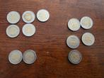 Diverse 2 euromunten, Ophalen of Verzenden, Overige landen, 2 euro