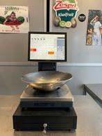 Professionele weegschaal met kassalade, Ophalen