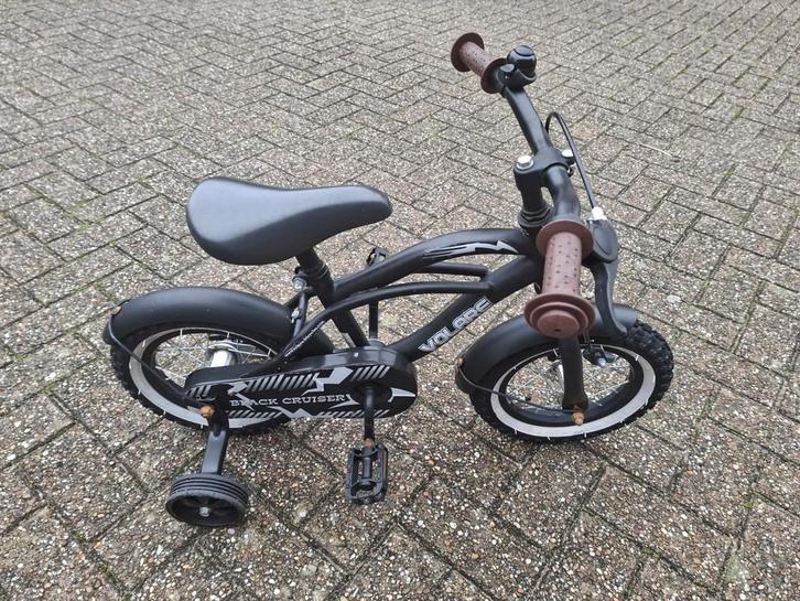 Volare kinderfiets Black Cruiser - 14 inch, Fietsen en Brommers, Fietsen | Kinderfietsjes, Zo goed als nieuw, Minder dan 16 inch