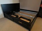 Tweepersoonsbed Malm Ikea zwart, Ophalen, Zwart, Tweepersoons, Zo goed als nieuw