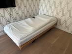 Elektrisch bed 1 persoons, Ophalen, 90 cm, Eenpersoons, Wit