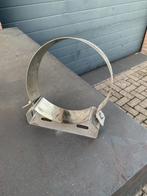 RVS muurbeugel bevestiging kachelpijp zgan, Overige typen, Ophalen of Verzenden, Zo goed als nieuw, Rvs