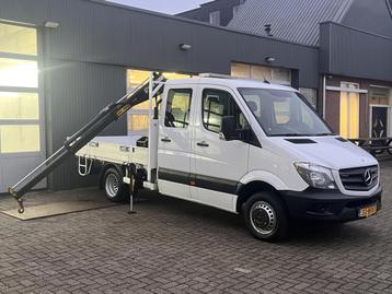 Mercedes-Benz Sprinter 513 CDI 130pk DC Laadkraan Hiab 017T  beschikbaar voor biedingen