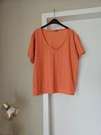 Broderie oranje shirt maat XL, Maat 46/48 (XL) of groter, Oranje, Ophalen of Verzenden, Zo goed als nieuw