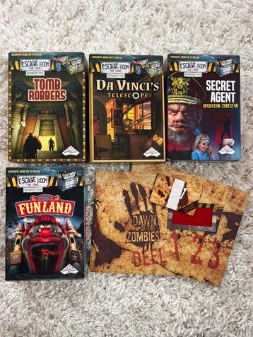 Escape Room The Game - 5 Uitbreidingen beschikbaar voor biedingen
