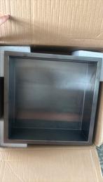 inbouwnis 30x30x10cm verouderd ijzer - gunmetal, Doe-het-zelf en Verbouw, Sanitair, Ophalen of Verzenden, Nieuw, Douche