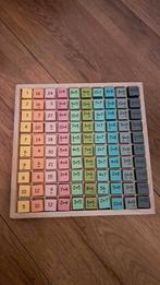 Houten rekenbord met de tafels, Ophalen of Verzenden, Zo goed als nieuw, Rekenen