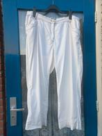 Witte katoenen broek maat 56, Ophalen of Verzenden, Zo goed als nieuw, Wit, Broek of Spijkerbroek