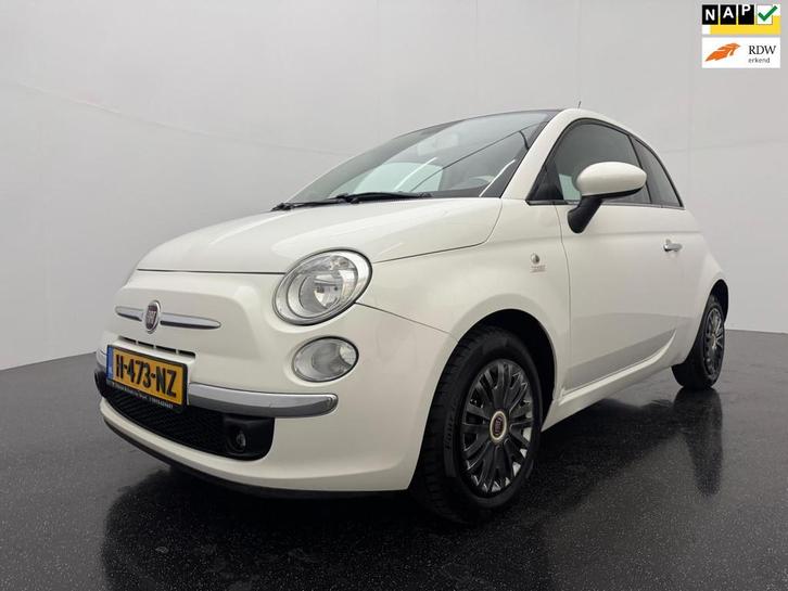 Fiat 500 1.2 Naked Airco/Dakraam, Auto's, Fiat, Bedrijf, Te koop, ABS, Airbags, Airconditioning, Centrale vergrendeling, Elektrische buitenspiegels