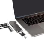 Adapter hub spacegrey 8 in 2 USB C voor MacBook Air / Pro, Computers en Software, Dockingstations, Ophalen, Nieuw, USB-hub, Laptop
