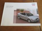 Instructieboek Audi A4 cabriolet 2007, zeer mooi!, Ophalen of Verzenden