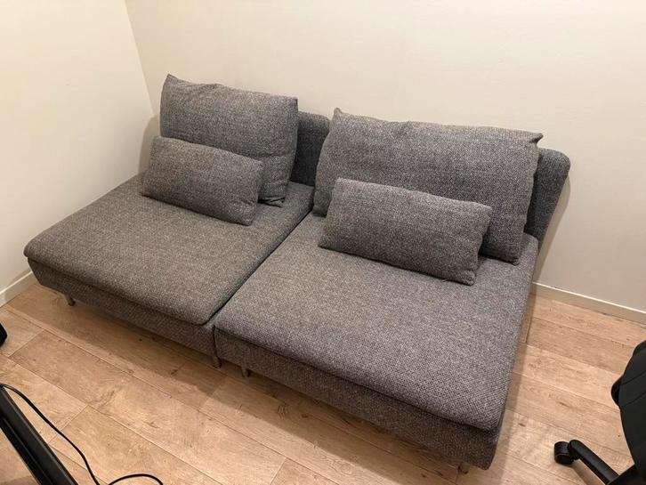 Ikea Soderhamn, Huis en Inrichting, Banken | Bankstellen, Gebruikt, Rechte bank, Driepersoons, 200 tot 250 cm, 75 tot 100 cm, Ophalen