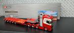 WSI Eljo Exalto Scania + Nooteboom trailer, Hobby en Vrije tijd, Modelauto's | 1:50, Ophalen of Verzenden, Zo goed als nieuw, Bus of Vrachtwagen