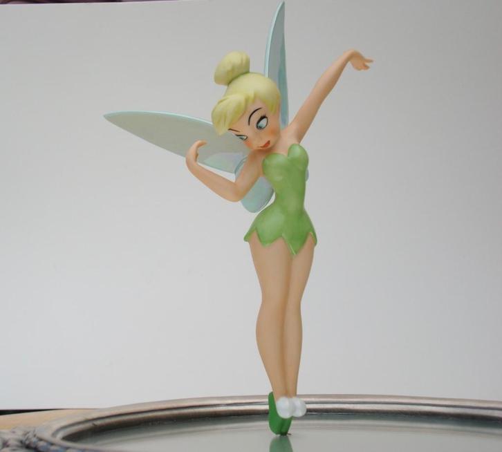 Disney WDCC Tinkerbel "pauses to Reflect" Peter Pan, Verzamelen, Disney, Zo goed als nieuw, Beeldje of Figuurtje, Peter Pan of Pinokkio