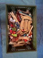Brio, Janod, Ikea Treinbaan met Treintjes en Poppetjes, Ophalen of Verzenden, Gebruikt