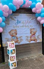 Gender reveal doek/poster, Hobby en Vrije tijd, Ophalen of Verzenden, Gebruikt, Geboorte of Huwelijk