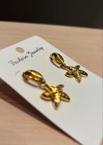 Goudkleurige Zeester & Schelp Oorbellen - Nieuw!, Overige materialen, Hangers, Nieuw, Ophalen of Verzenden