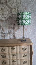 Tafellamp Messing Marmer Hollywood regency, Gebruikt, Hollywood regency, Ophalen of Verzenden, Minder dan 50 cm