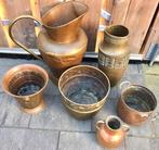 ANTIEKE KOPEREN KAN, VAAS EN BLOEMPOTTEN, Antiek en Kunst, Antiek | Koper en Brons, Ophalen of Verzenden, Koper