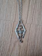 Unisex Roestvrijstalen Skyrim Ketting, Ophalen, Zo goed als nieuw, Zilver, Overige materialen