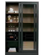WOOD vitrinekast, Huis en Inrichting, Zo goed als nieuw, 150 tot 200 cm, 25 tot 50 cm, 50 tot 100 cm