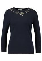 Warehouse fijngebreide navy blauw trui met strass maat 38, Maat 38/40 (M), Blauw, Nieuw, Ophalen of Verzenden