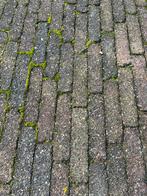 Rode / bonte Betonklinkers - 10m2 - Terras, Ophalen, Gebruikt, Klinkers, 5 tot 10 m²