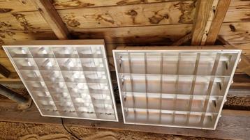 4x TL bak verlichting 60x60 beschikbaar voor biedingen
