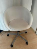 Draaibare kuipstoel, scandinavisch design., Ophalen, Zo goed als nieuw, Wit, Bureaustoel
