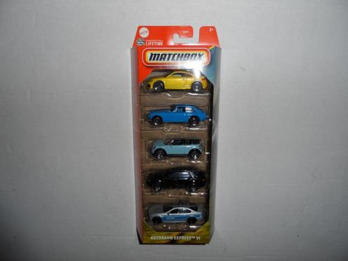 Matchbox 5 Pack - Autobahn Express VI (2025) 1:64 D9, Hobby en Vrije tijd, Modelauto's | Overige schalen, Nieuw, Auto, Ophalen of Verzenden