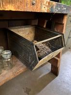 Industriele metalen kist / bak, Huis en Inrichting, Woonaccessoires | Kisten, Ophalen, Studio Larilo, Gebruikt, 50 tot 100 cm