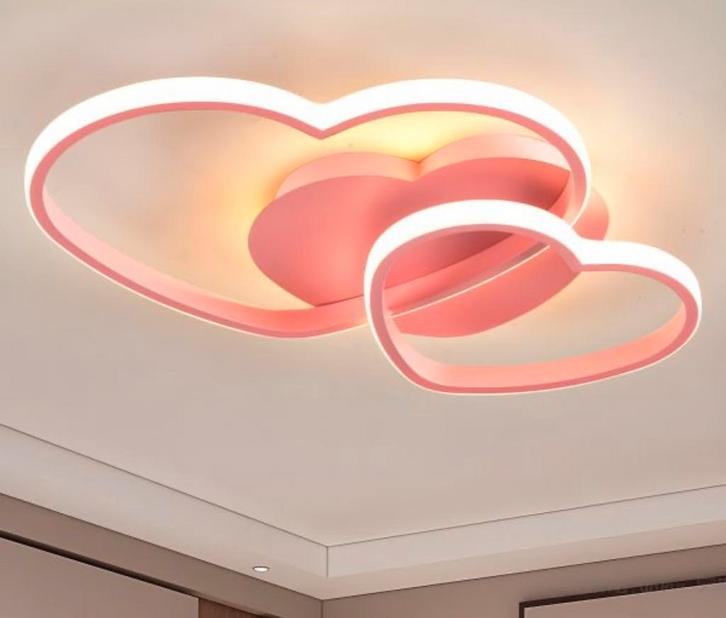 Plafondlamp hartjes LED dimbaar nieuw in doos, Huis en Inrichting, Lampen | Overige, Nieuw, Ophalen of Verzenden