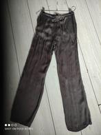 ZARA broek met ad zijkant been kraaltjes rechte pijp maat S, Bruin, Zara, Ophalen of Verzenden, Zo goed als nieuw