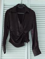Zara zwarte blouse, maat XS, Ophalen of Verzenden, Zo goed als nieuw, Maat 34 (XS) of kleiner, Zwart