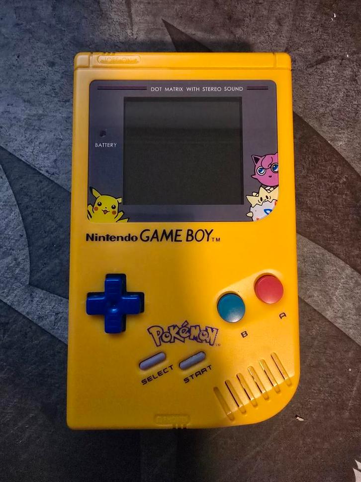 Gameboy DMG-01 met IPS V5 Scherm, Spelcomputers en Games, Spelcomputers | Nintendo Game Boy, Gebruikt, Game Boy Classic, Ophalen of Verzenden
