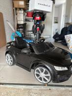 Elektrische Audi TT RS Kinderauto - Zwart, Kinderen en Baby's, Speelgoed | Buiten | Accuvoertuigen, Ophalen, Gebruikt