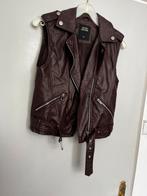 Leren gilet van Seven Sisters, Kleding | Dames, Bodywarmers, Bruin, Seven Sisters, Ophalen of Verzenden, Zo goed als nieuw