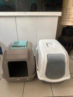 Twee gebruikte kattenbakken gratis, Ophalen, Gebruikt