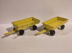 2x Lesney Matchbox Hay Trailer, Ophalen of Verzenden, Gebruikt