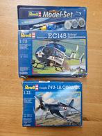 2x Modelbouw Revell: Eurocopter EC145 & Vought F4U-1A, 1:50 of kleiner, Revell, Overige typen, Nieuw