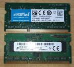 2 X 4GB DDR3 RAM geheugen, Computers en Software, RAM geheugen, Ophalen, Gebruikt, DDR3, Laptop