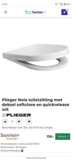 Plieger
Plieger Kansas closetzitting - deksel softclose, Ophalen, Nieuw, Wit, Overige typen