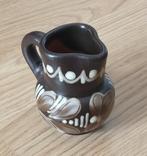 Hongaars vintage kruikje miniatuur handmade, volgnr 69, Antiek en Kunst, Antiek | Keramiek en Aardewerk, Ophalen of Verzenden