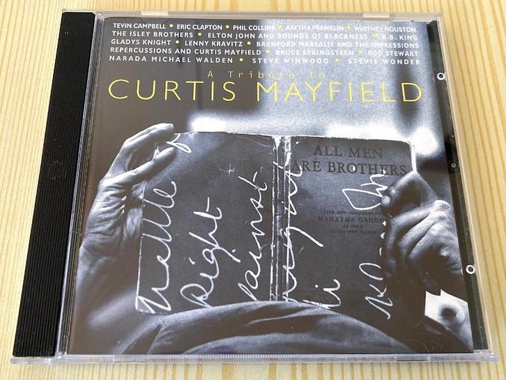 CD Various - A Tribute To Curtis Mayfield (verzamel, soul), Cd's en Dvd's, Cd's | Verzamelalbums, Zo goed als nieuw, R&B en Soul