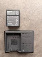 Olympus BLH-1 accu + Olympus BCH-1 oplaadunit., Ophalen of Verzenden, Zo goed als nieuw